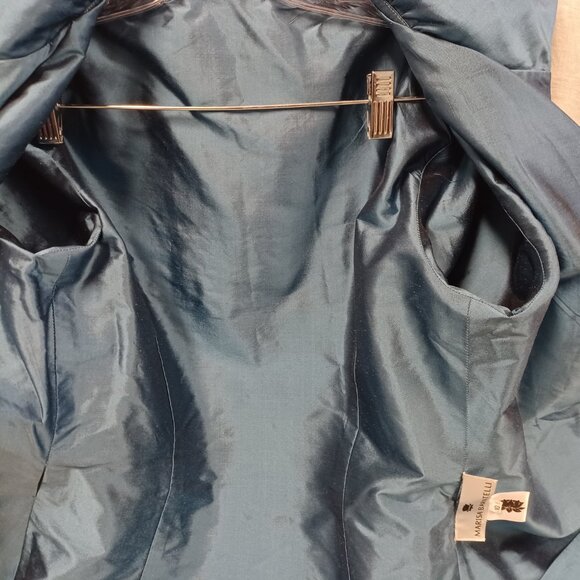 now $110 Size 10 Thai Silk Marisa Baratelli Wrap-around Top - Picture 6 of 15